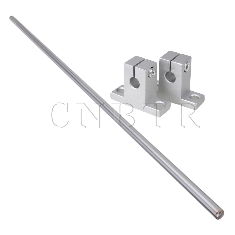 CNBTR 3x   Ʈ Ʈ Ʈ 400mm  8mm Ǹ ̳ /CNBTR 3x Horizontal Rail Shaft Support Set 400mm Long 8mm Cylinder Liner Axis
